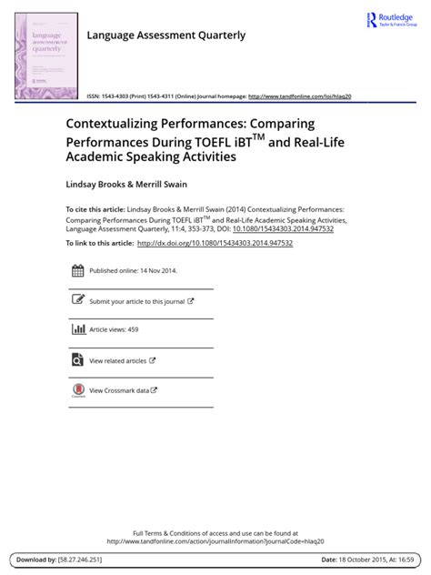 (PDF) Contextualizing Performances: Comparing Performances .